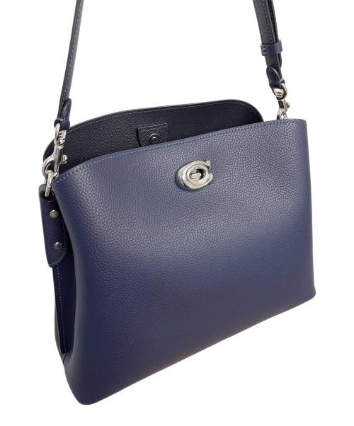 COACH（コーチ）COACH (コーチ) ウィロウ ハンドバッグ ネイビーの古着・服飾アイテム