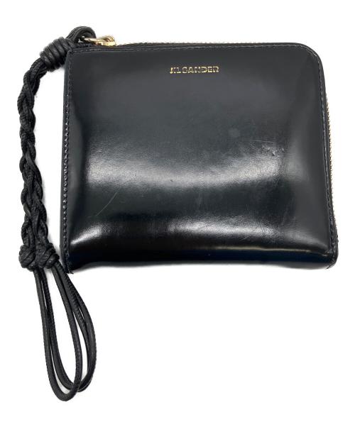 JIL SANDER（ジルサンダー）JIL SANDER (ジルサンダー) コンパクトウォレット ブラックの古着・服飾アイテム