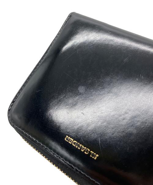 JIL SANDER（ジルサンダー）JIL SANDER (ジルサンダー) コンパクトウォレット ブラックの古着・服飾アイテム
