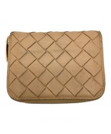 BOTTEGA VENETA（ボッテガベネタ）の古着「コンパクトウォレット」｜ベージュ