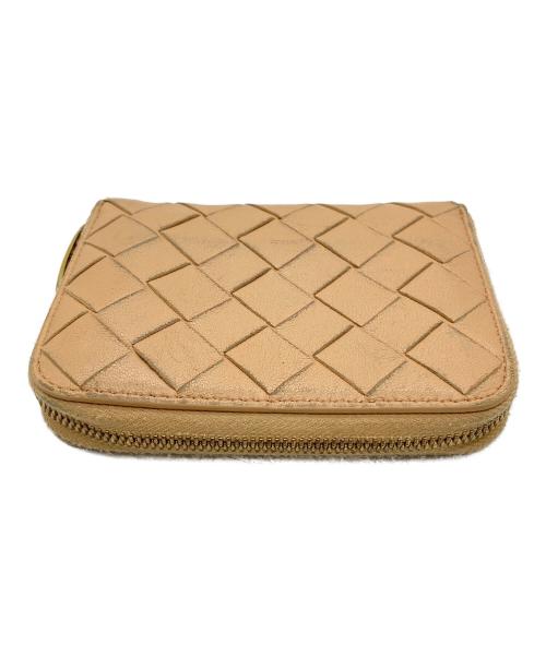 BOTTEGA VENETA（ボッテガベネタ）BOTTEGA VENETA (ボッテガベネタ) コンパクトウォレット ベージュの古着・服飾アイテム