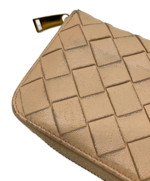 BOTTEGA VENETA（ボッテガベネタ）BOTTEGA VENETA (ボッテガベネタ) コンパクトウォレット ベージュの古着・服飾アイテム