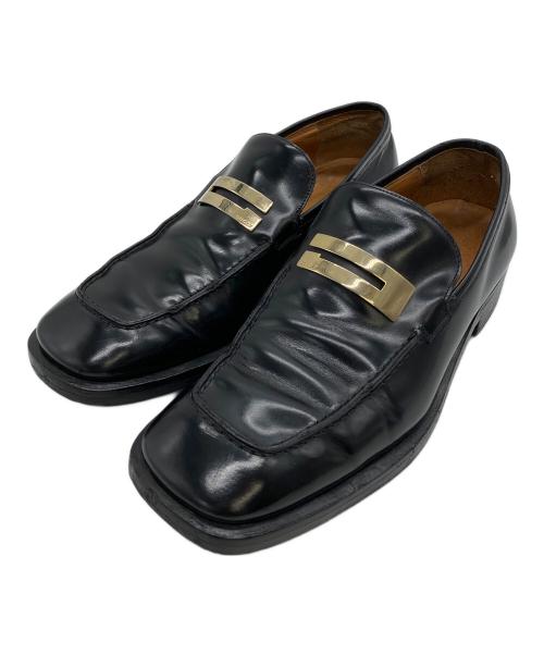 GUCCI（グッチ）GUCCI (グッチ) 110 1420　ローファー ブラック サイズ:26.5cmの古着・服飾アイテム