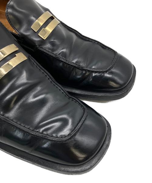 GUCCI（グッチ）GUCCI (グッチ) 110 1420　ローファー ブラック サイズ:26.5cmの古着・服飾アイテム