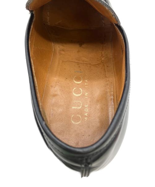 GUCCI（グッチ）GUCCI (グッチ) 110 1420　ローファー ブラック サイズ:26.5cmの古着・服飾アイテム