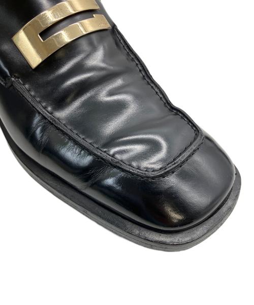 GUCCI（グッチ）GUCCI (グッチ) 110 1420　ローファー ブラック サイズ:26.5cmの古着・服飾アイテム