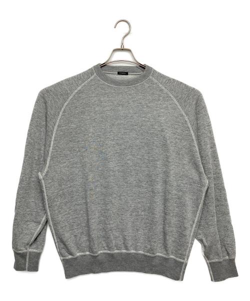 COMOLI（コモリ）COMOLI (コモリ) D01-05045　裏起毛クルーネックスウェット グレー サイズ:４の古着・服飾アイテム