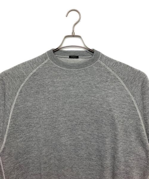 COMOLI（コモリ）COMOLI (コモリ) D01-05045　裏起毛クルーネックスウェット グレー サイズ:４の古着・服飾アイテム