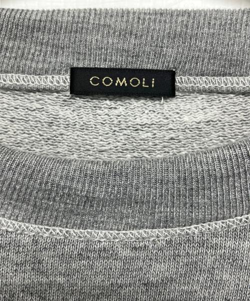 COMOLI（コモリ）COMOLI (コモリ) D01-05045　裏起毛クルーネックスウェット グレー サイズ:４の古着・服飾アイテム