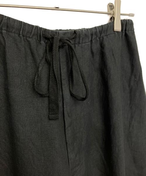 COMOLI（コモリ）COMOLI (コモリ) カナパ ドローストリングパンツ ブラック サイズ:３の古着・服飾アイテム