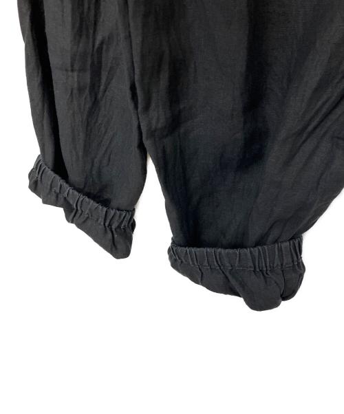 COMOLI（コモリ）COMOLI (コモリ) カナパ ドローストリングパンツ ブラック サイズ:３の古着・服飾アイテム