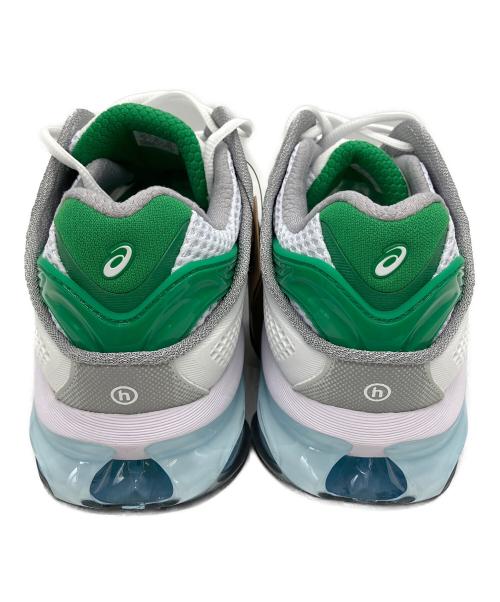 asics（アシックス）asics (アシックス) HIDDEN (ヒドゥン) Gel-Kinetic 2.0 1203B169 スニーカー グリーン×ホワイト サイズ:28cm 未使用品の古着・服飾アイテム
