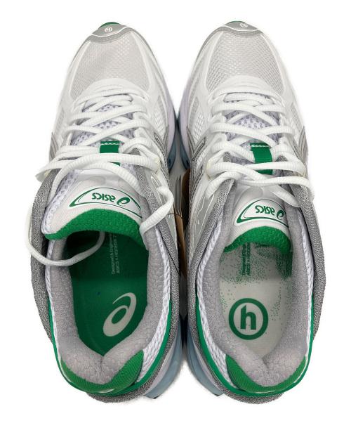 asics（アシックス）asics (アシックス) HIDDEN (ヒドゥン) Gel-Kinetic 2.0 1203B169 スニーカー グリーン×ホワイト サイズ:28cm 未使用品の古着・服飾アイテム