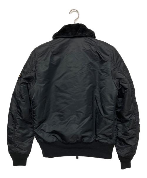 ALPHA（アルファ）ALPHA (アルファ) NUMBER (N)INE (ナンバーナイン) フライトジャケット ブラック サイズ:Mの古着・服飾アイテム