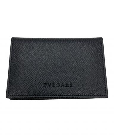 未使用✨ブルガリ　レザー ケース ブラック 中古・古着通販】BVLGARI (ブルガリ) カードケース ブラック｜ブランド