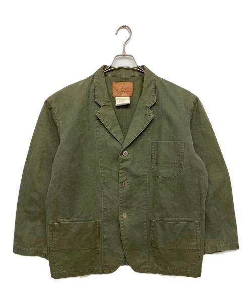 Y's（ワイズ）Y's (ワイズ) 3Bジャケット グリーン サイズ:Mの古着・服飾アイテム