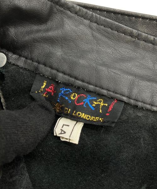 LA ROCKA!（ラロッカ）LA ROCKA! (ラロッカ) レザースカート ブラック サイズ:Lの古着・服飾アイテム