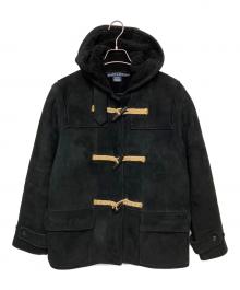 RALPH LAUREN（ラルフローレン）の古着「スウェード ダッフルコート」｜ブラック