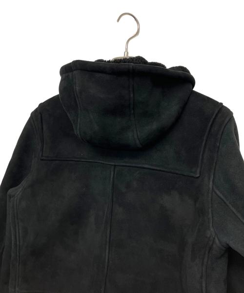 RALPH LAUREN（ラルフローレン）RALPH LAUREN (ラルフローレン) スウェード ダッフルコート ブラック サイズ:Mの古着・服飾アイテム