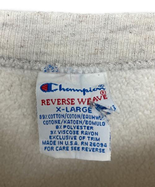 Champion（チャンピオン）Champion (チャンピオン) 90s 刺繍タグ LCVC　リバースウィーブスウェット グレー サイズ:XLの古着・服飾アイテム