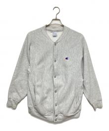 Champion REVERSE WEAVE（チャンピオン リバース ウィーブ）の古着「スナップカーディガン　90s 刺繍タグ」｜グレー