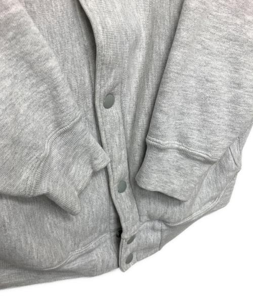 Champion REVERSE WEAVE（チャンピオン リバース ウィーブ）Champion REVERSE WEAVE (チャンピオン リバース ウィーブ) スナップカーディガン　90s 刺繍タグ グレー サイズ:Mの古着・服飾アイテム