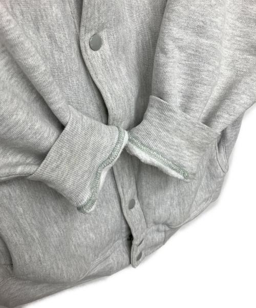 Champion REVERSE WEAVE（チャンピオン リバース ウィーブ）Champion REVERSE WEAVE (チャンピオン リバース ウィーブ) スナップカーディガン　90s 刺繍タグ グレー サイズ:Mの古着・服飾アイテム