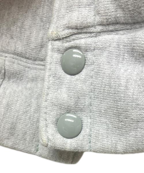 Champion REVERSE WEAVE（チャンピオン リバース ウィーブ）Champion REVERSE WEAVE (チャンピオン リバース ウィーブ) スナップカーディガン　90s 刺繍タグ グレー サイズ:Mの古着・服飾アイテム