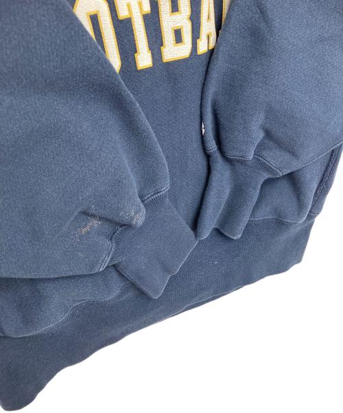 Champion（チャンピオン）Champion (チャンピオン) 3段プリント　90s 刺繍タグ　リバースウィーブスウェット ネイビー サイズ:XLの古着・服飾アイテム