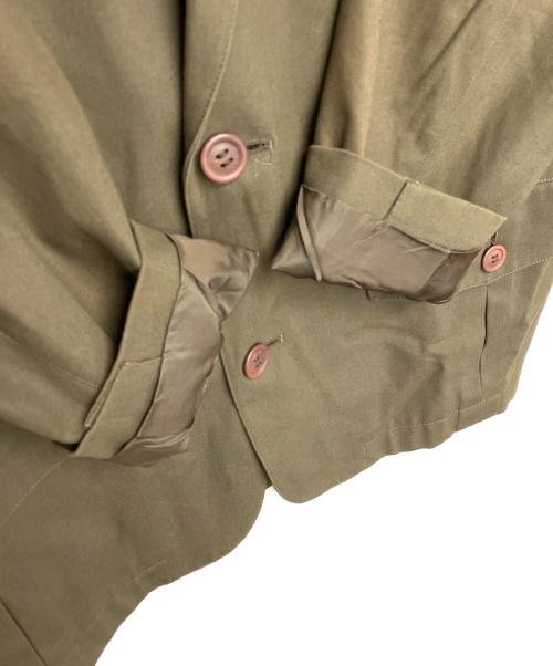 ISSEY MIYAKE（イッセイミヤケ）ISSEY MIYAKE (イッセイミヤケ) LG33237　80s 筆タグ　テーラードジャケット オリーブ サイズ:Mの古着・服飾アイテム