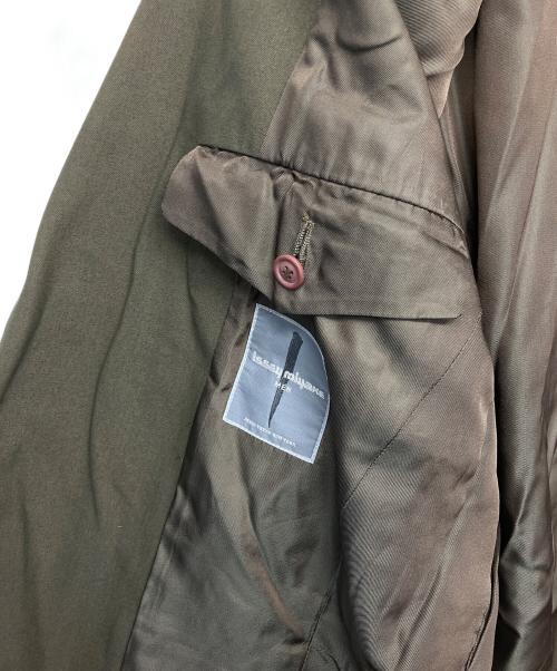 ISSEY MIYAKE（イッセイミヤケ）ISSEY MIYAKE (イッセイミヤケ) LG33237　80s 筆タグ　テーラードジャケット オリーブ サイズ:Mの古着・服飾アイテム