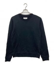 Maison Margiela（メゾンマルジェラ）の古着「エルボーパッチスウェット」｜ブラック