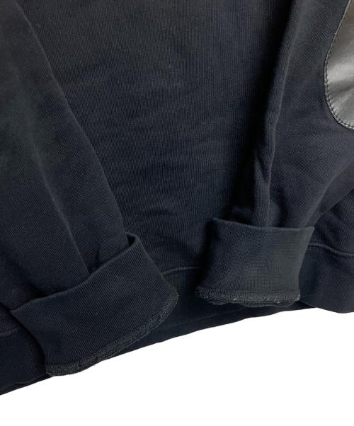 Maison Margiela（メゾンマルジェラ）Maison Margiela (メゾンマルジェラ) エルボーパッチスウェット ブラック サイズ:50の古着・服飾アイテム