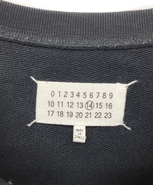 Maison Margiela（メゾンマルジェラ）Maison Margiela (メゾンマルジェラ) エルボーパッチスウェット ブラック サイズ:50の古着・服飾アイテム