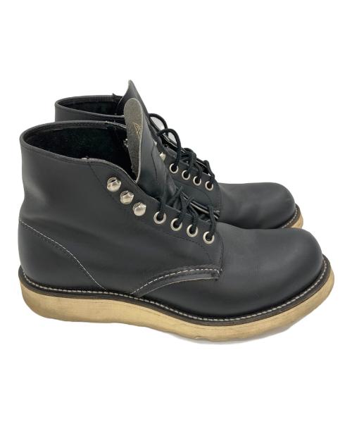 RED WING（レッドウィング）RED WING (レッドウィング) 6-inch Classic Round ブラック サイズ:5　1/2の古着・服飾アイテム