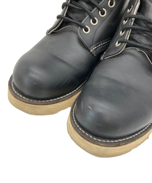 RED WING（レッドウィング）RED WING (レッドウィング) 6-inch Classic Round ブラック サイズ:5　1/2の古着・服飾アイテム
