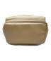 中古・古着 M U SPORTS (エムユースポーツ) デュアルレザービジューロイヤルハンドバック ベージュ：9000円
