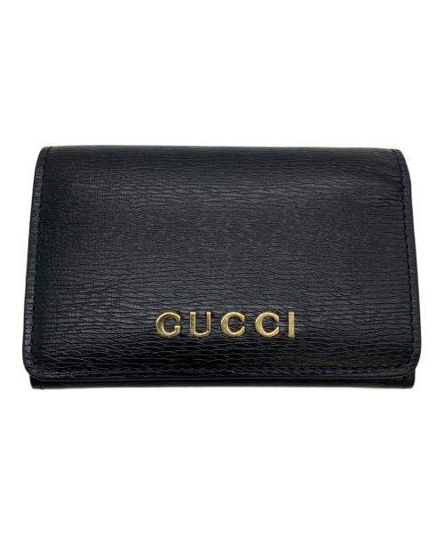 GUCCI（グッチ）GUCCI (グッチ) 790101 カードケース ブラックの古着・服飾アイテム
