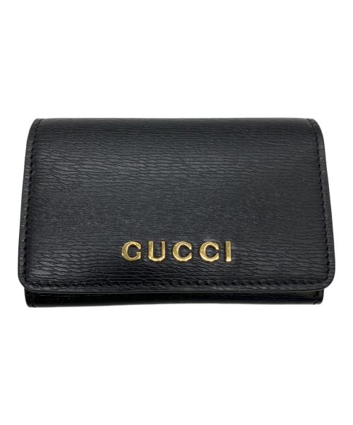 GUCCI（グッチ）GUCCI (グッチ) 790101 カードケース ブラックの古着・服飾アイテム