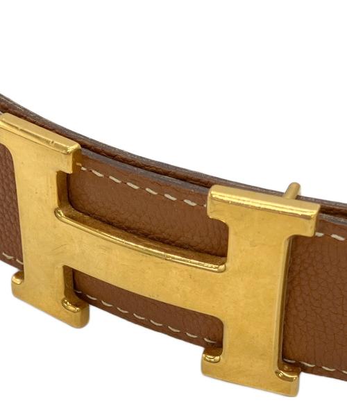 HERMES（エルメス）HERMES (エルメス) コンスタンスベルト ブラウン サイズ:80の古着・服飾アイテム