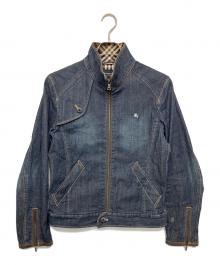 BURBERRY BLACK LABEL（バーバリーブラックレーベル）の古着「BMP96-616-28　デニムジャケット」｜インディゴ