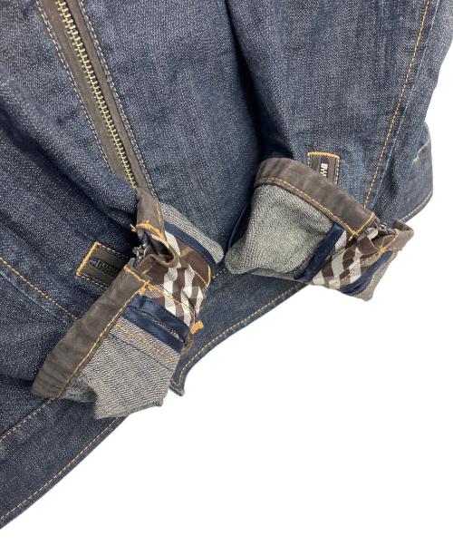 BURBERRY BLACK LABEL（バーバリーブラックレーベル）BURBERRY BLACK LABEL (バーバリーブラックレーベル) BMP96-616-28　デニムジャケット インディゴ サイズ:Mの古着・服飾アイテム