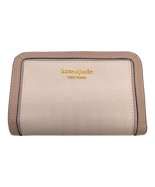Kate Spade（ケイトスペード）Kate Spade (ケイトスペード) 2つ折り財布 ピンクの古着・服飾アイテム