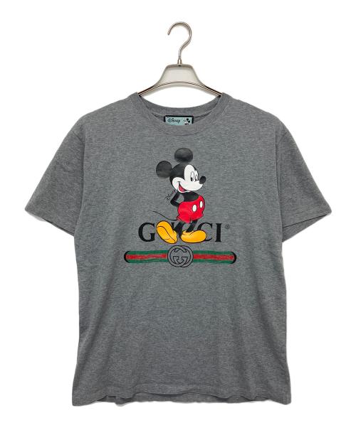 GUCCI（グッチ）GUCCI (グッチ) Disney (ディズニー) 半袖カットソー グレー サイズ:Sの古着・服飾アイテム