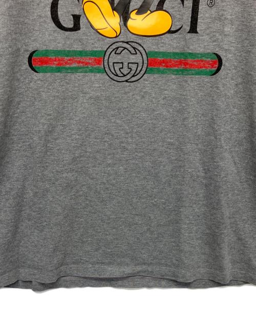 GUCCI（グッチ）GUCCI (グッチ) Disney (ディズニー) 半袖カットソー グレー サイズ:Sの古着・服飾アイテム