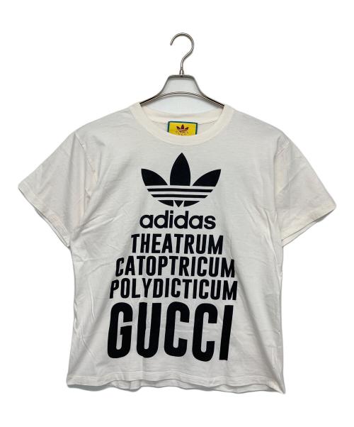 adidas（アディダス）adidas (アディダス) GUCCI (グッチ) 半袖カットソー ホワイト サイズ:XSの古着・服飾アイテム