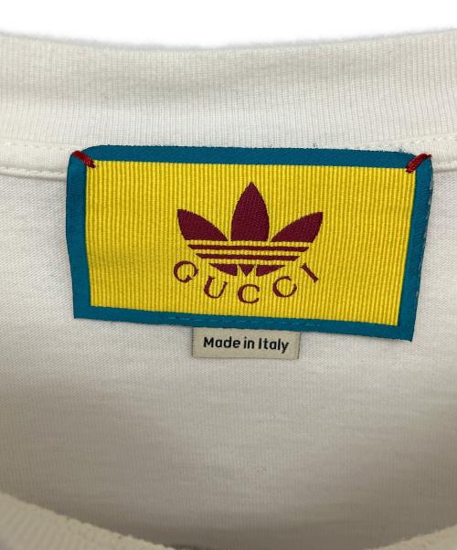 adidas（アディダス）adidas (アディダス) GUCCI (グッチ) 半袖カットソー ホワイト サイズ:XSの古着・服飾アイテム