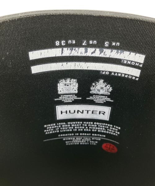 HUNTER（ハンター）HUNTER (ハンター) レインブーツ ブラック サイズ:EU38の古着・服飾アイテム