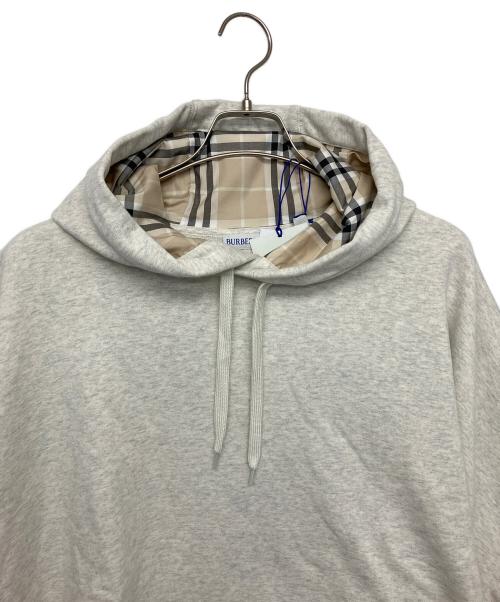 BURBERRY（バーバリー）BURBERRY (バーバリー) 8113913　スウェットポンチョ ライトグレー サイズ:M 未使用品の古着・服飾アイテム