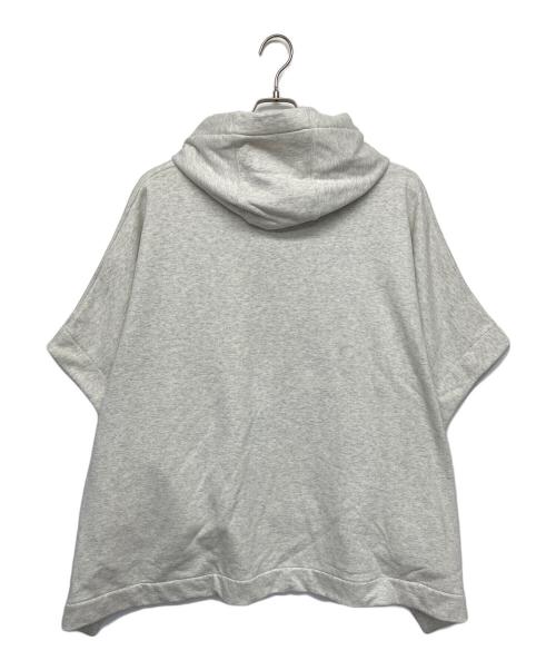 BURBERRY（バーバリー）BURBERRY (バーバリー) 8113913　スウェットポンチョ ライトグレー サイズ:M 未使用品の古着・服飾アイテム